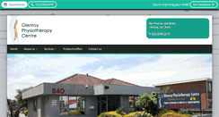 Desktop Screenshot of glenroyphysiotherapy.com.au